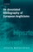 An Annotated Bibliography of European Anglicisms