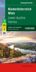 Niederösterreich - Wien, Straßen- und Freizeitkarte 1:200.000, freytag & berndt