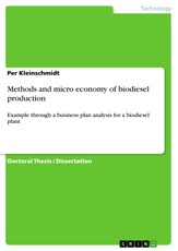 Methods and micro economy of biodiesel production