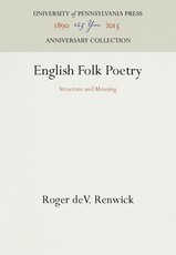 English Folk Poetry
