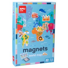 Magnetinis žaidimas APLI KIDS „Pasaulio žemėlapis“