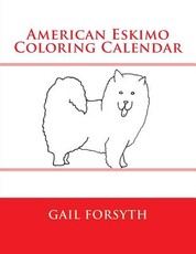 American Eskimo Coloring Calendar