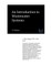 An Introduction to Domestic Wastewater Treatment