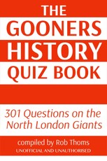 Gooners History Quiz Book