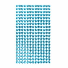 Dekor.lipnūs kristalai 6mm  260vnt.  BLUE