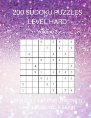 200 Sudoku Puzzles Level Hard Volume 2
