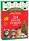 Advento kalendorius–dėlionės „Ūsuotas Adventas“, 24 dėlionės po 50 detalių: 1200 detalių