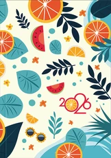 2026 m. A5 darbo kalendorius CITRUSAI