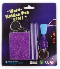 3in1 Užrašų knygutė su magišku rašikliu