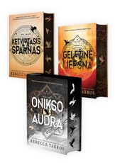 Rebecca Yarros 3 knygų rinkinys: Ketvirtasis sparnas + Geležinė liepsna + Onikso audra