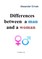 Differences Between a Man and a Woman