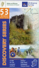 OS Eire 50T.Blatt 53 1:50 000