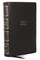 Kjv, Compact Center-Column Reference Bible, Genuine Leather, Black, Red Letter, Thumb Indexed, Comfort Print