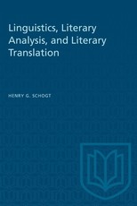 Linguistics, Literary Analysis, and Literary Translation