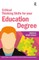 Critical Thinking Skills for Your Education Degree