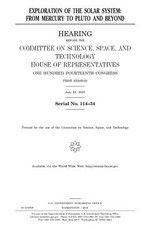 Exploration of the solar system
