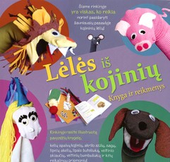 Lėlės iš kojinių. Knyga ir reikmenys