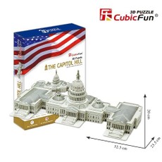 3D dėlionė: Jungtinių Valstijų Kapitolijus