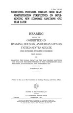 Addressing potential threats from Iran