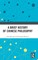 A Brief History of Chinese Philosophy