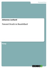 Lenhard, J: Natural Death in Baudrillard