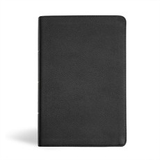 KJV Personal Size Giant Print Bible, Black Genuine Leather, Indexed