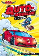 Automobiliai. Turbomotorai. Spalvinimo knygelė