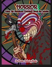 Horror Color By Numbers Coloring Book for Adults