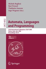 Automata, Languages and Programming 2006 / 2