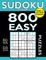 Sudoku Book 800 Easy Puzzles