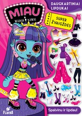Miau mados namai. Superžvaigždės. Daugkartiniai lipdukai