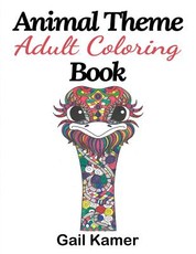 Animal Theme Adult Coloring Book