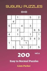 Suguru Puzzles - 200 Easy to Normal Puzzles 8x8 vol.11