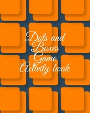 Dots and boxes game activity book