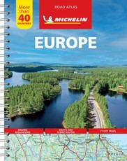 Michelin Straßenatlas Europa mit Spiralbindung