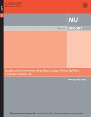 Test Results for Hardware Write Block Device