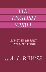 The English Spirit: Essays in Literature & History