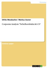Corporate Analysis "Nebelhornbahn AG CS"