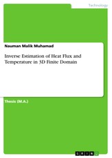 Inverse Estimation of Heat Flux and Temperature in 3D Finite Domain
