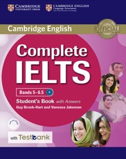 Testbank Complete IELTS. Bands 5-6.5 B2 . Student's Book with answers with CD-ROM with Testbank.