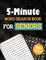 5-Minute Word Search Book for Senior