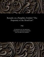 Remarks on a Pamphlet, Entitled