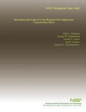 Description and Usage of a Fast-Response Fire Suppressant Concentration Meter