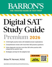 Digital SAT Study Guide Premium, 2026: 3 Practice Tests + Comprehensive Review + Online Practice