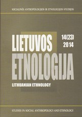 Lietuvos etnologija 14(23). Socialinės antropologijos ir etnologijos studijos