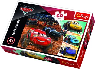 TREFL CARS Dėlionė „Ratai“ 60 det.
