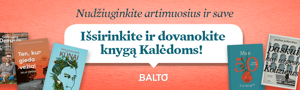 Išsirinkite ir dovanokite knygą Kalėdoms