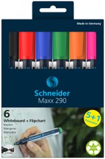 Žymeklių rinkinys baltai lentai MAXX 290 6vnt.