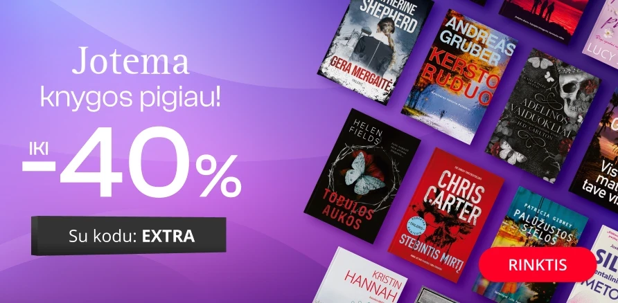 Leidyklos JOTEMA knygoms iki -40% extra nuolaidos!