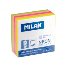 Lipnūs lapeliai MILAN NEON, 50 x 50 mm, 250 vnt.